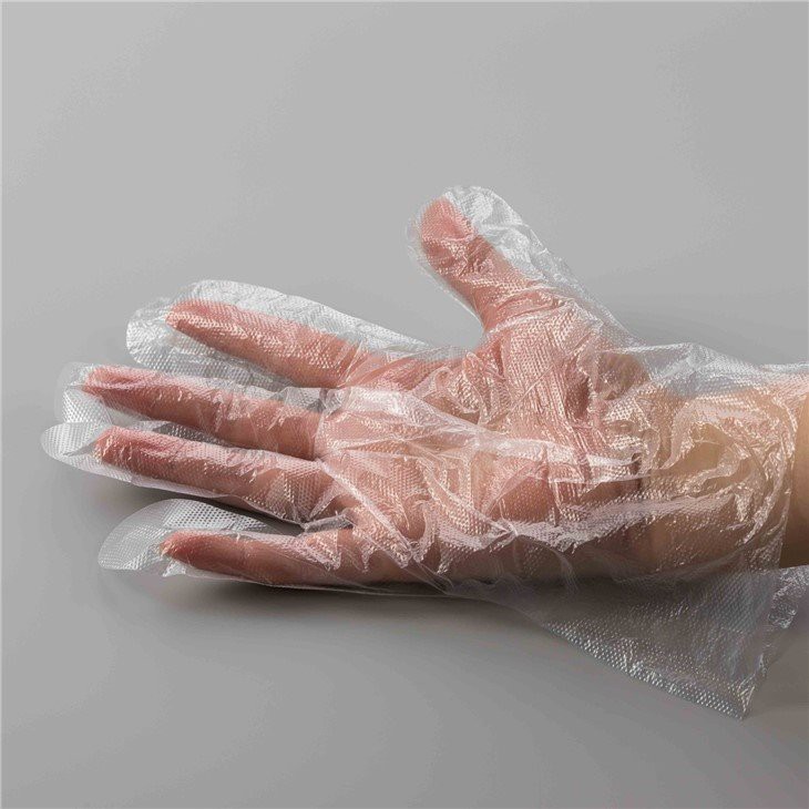 Large size disposable PE gloves3